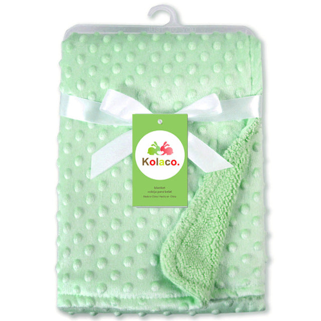 Polar Dot Baby Swaddle Blanket