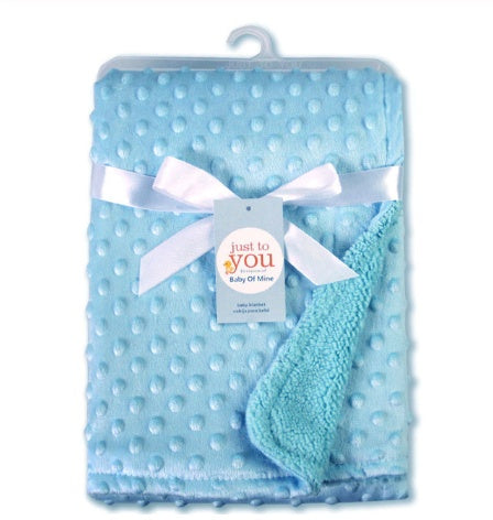 Polar Dot Baby Swaddle Blanket