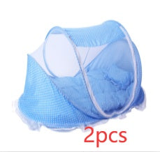 Foldable Baby Bed Net with Pillow – Portable & Mosquito Protection
