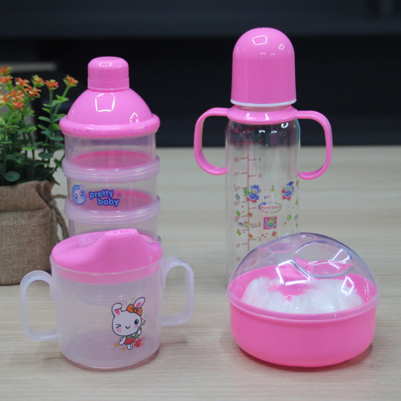 4-Piece Baby Feeding Set with 250ml Bottle